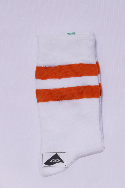 Summer Socks White Orange